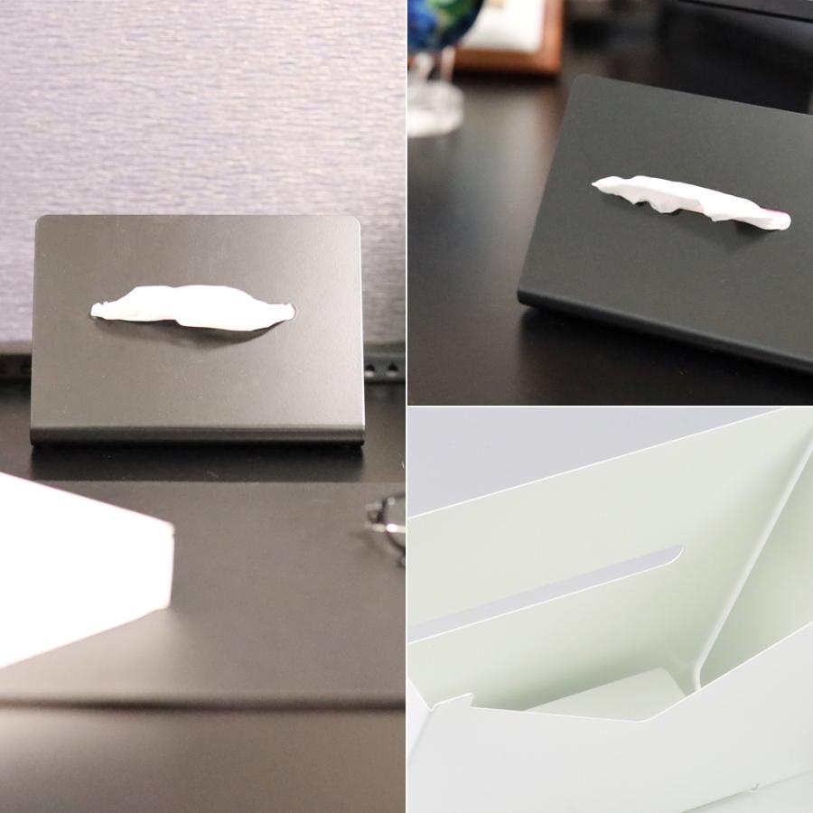 ZEOOR ティッシュケース 横型 おしゃれ コンパクト ティッシュボックス