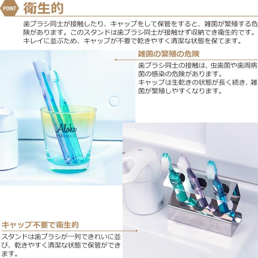 ZEOOR（ゼオール） 歯ブラシスタンド 2本用 日本製 ステンレス SUS430