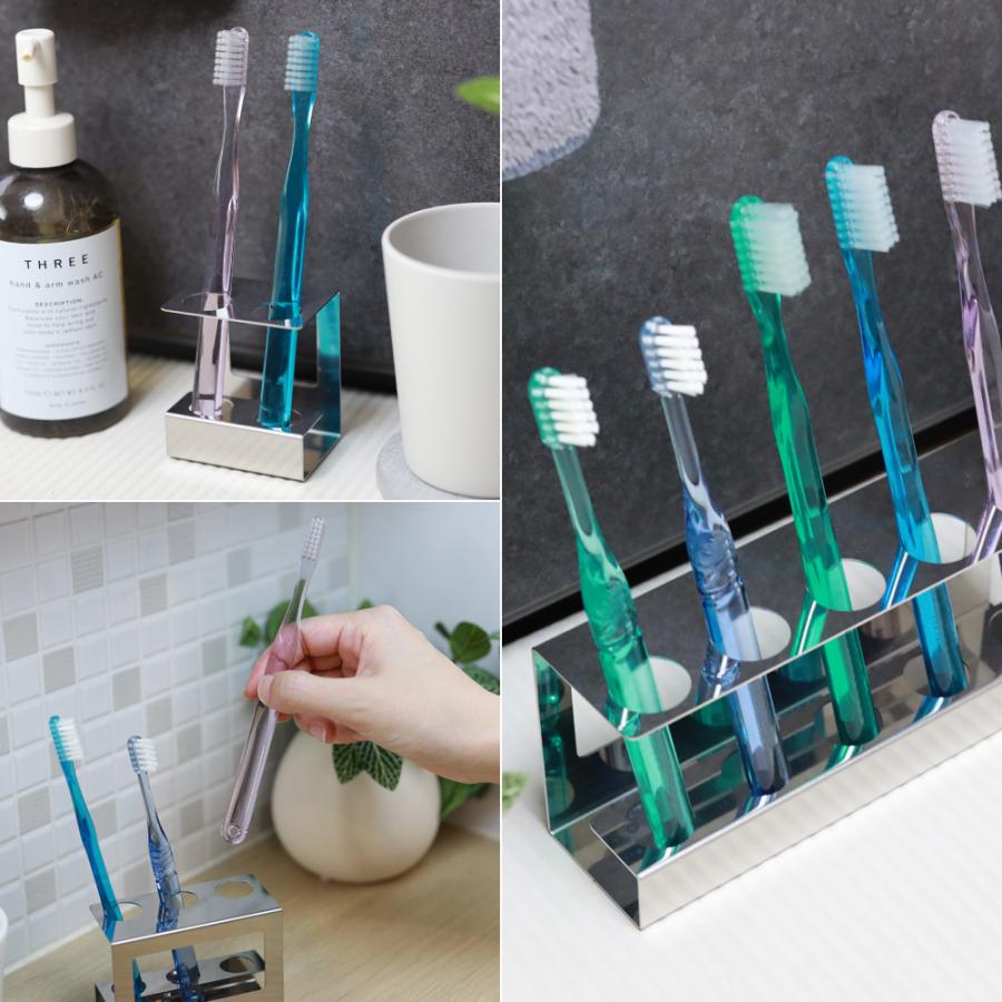 ZEOOR（ゼオール） 歯ブラシスタンド 置き型 歯ブラシホルダー 錆びに