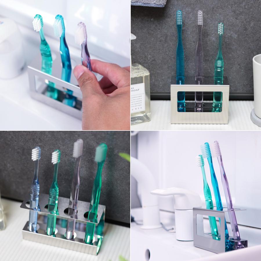 ZEOOR（ゼオール） 歯ブラシスタンド 置き型 歯ブラシホルダー 錆びに