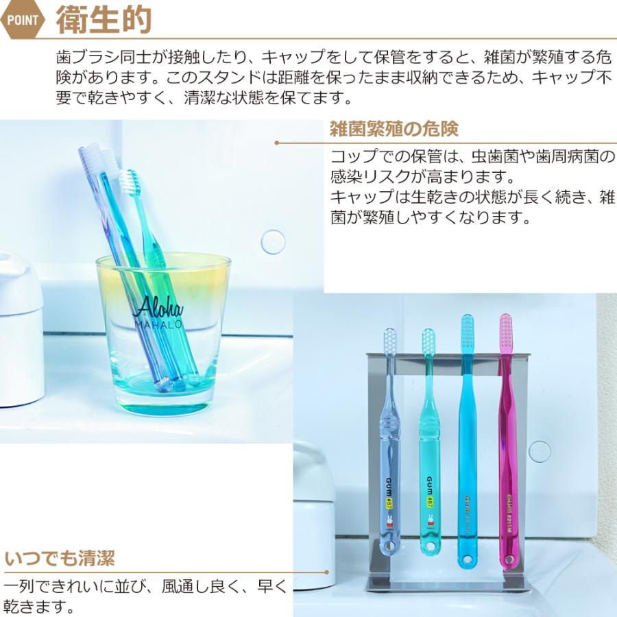 ZEOOR（ゼオール） 歯ブラシホルダー 3本用 吊り下げ 日本製