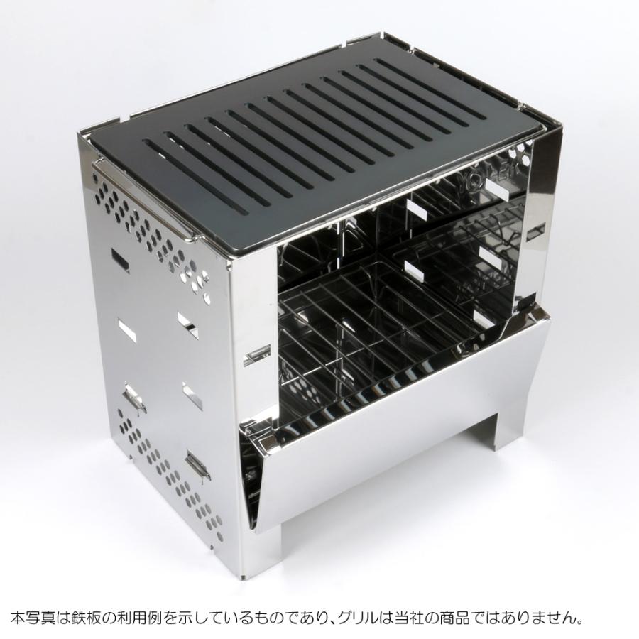 ZEOOR（ゼオール） YOLER ヨーラー 焚き火台 A4型 折りたたみコンロ