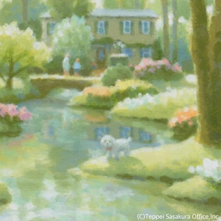 サテライト・ポスター 「心のオアシスに」 : 笹倉鉄平ちいさな絵画館