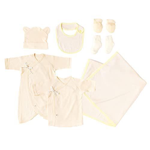 ピュアオーガニック 春秋冬用出産祝い7商品ギフトセット 100 オーガニックコットン 新生児