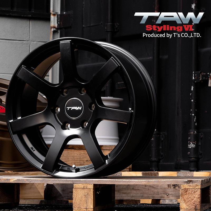 ハイエース 200系 ホイール4本セット TAW Styling6 18X8.0J +37 6H139