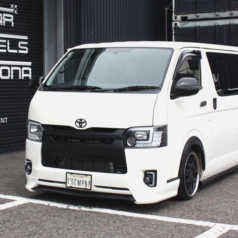 ハイエース 200系 4型純正タイプ マットブラックグリル ナローボディ
