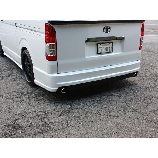 ハイエース 200系 TPDエアロ リアエアロバンパー 塗装済 ワイド  