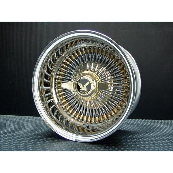 ワイヤーホイール T's WIRE 13X7J REV100SP トリプルゴールド4本セット