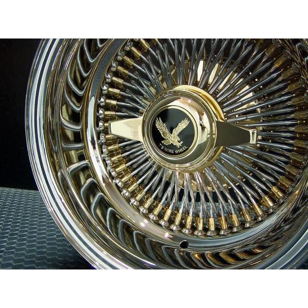 ワイヤーホイール T's WIRE 13X7J REV100SP トリプルゴールド4本セット
