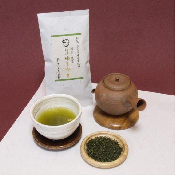 深蒸し煎茶特撰ふじかぜ&ふじかぜ&特撰ゆしかざ3本セット　知覧茶 鹿児島茶と静岡茶の仏事 法事用ギフト 日本茶 緑茶 お茶｜teracha｜04