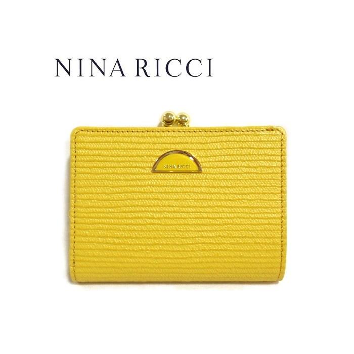 NINA RICCI ニナリッチ 財布 二つ折り がま口小銭入れ レディース 新品 