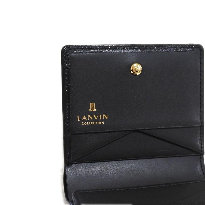 LANVIN ランバン 財布 二つ折り ボックス小銭入れ レディース 新品