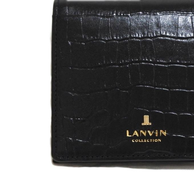 LANVIN ランバン 財布 二つ折り ボックス小銭入れ レディース 新品