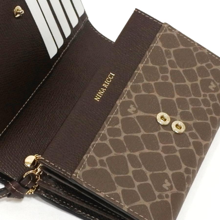 NINA RICCI（ニナ・リッチ） 財布 二つ折りファスナー レディース 新品