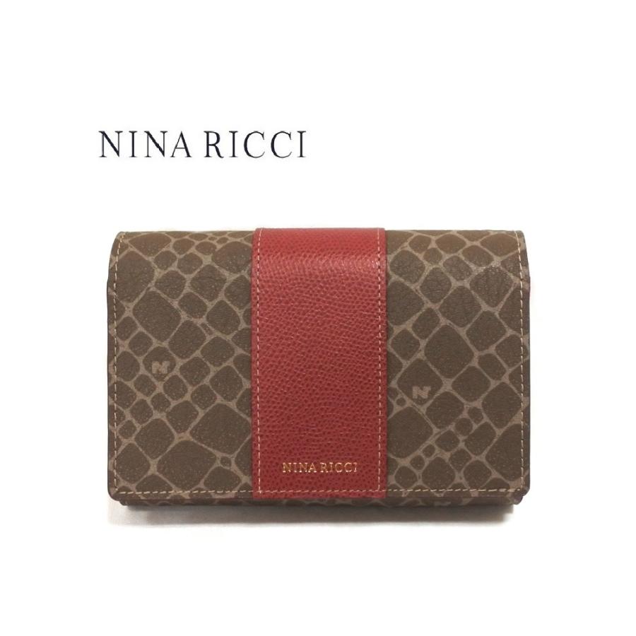 NINA RICCI（ニナ・リッチ） 財布 二つ折りファスナー レディース 新品