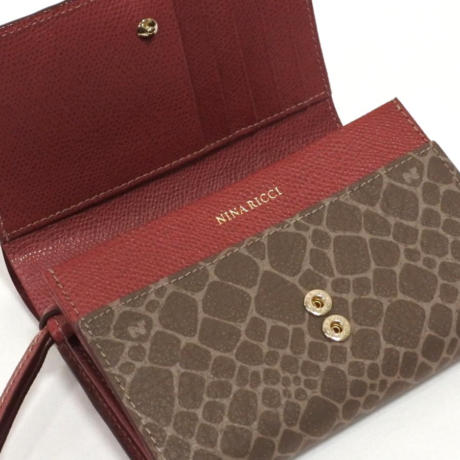 NINA RICCI（ニナ・リッチ） 財布 二つ折りファスナー レディース 新品