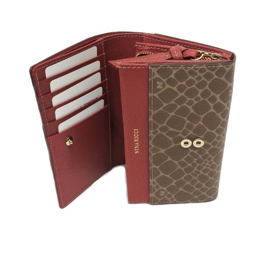 NINA RICCI（ニナ・リッチ） 財布 二つ折りファスナー レディース 新品