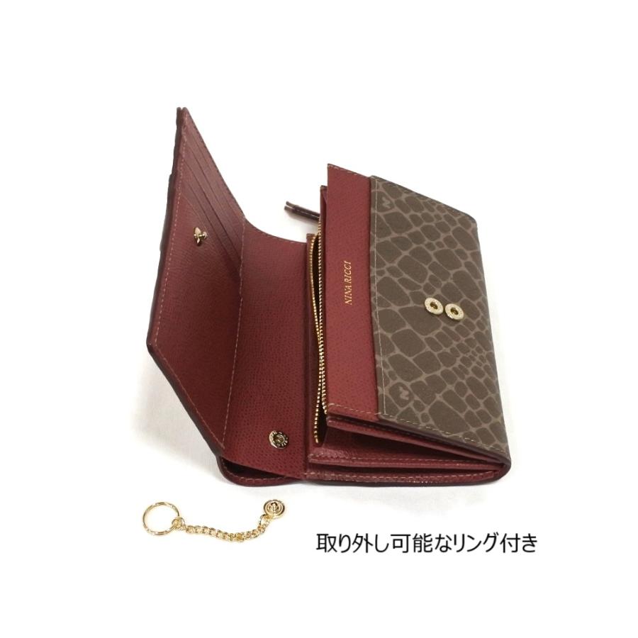 NINA RICCI（ニナ・リッチ） 財布 二つ折りファスナー レディース 新品