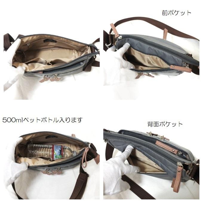 軽い 斜め掛けバッグ レディース ナイロンショルダー 722bor 日常撥水