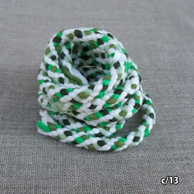 約4-5mm幅】No,22002ミックスコットンコード カラフルな丸ヒモ