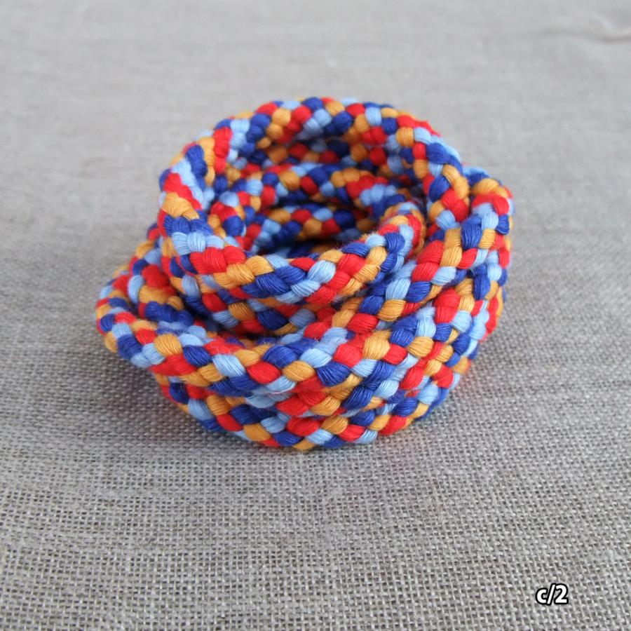 約4-5mm幅】No,22002ミックスコットンコード カラフルな丸ヒモ