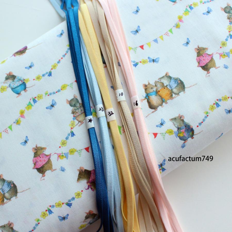 3m巻き【6mm幅/10色】 No,4657 MOKUBA ストレッチサテンリボン 日本製  