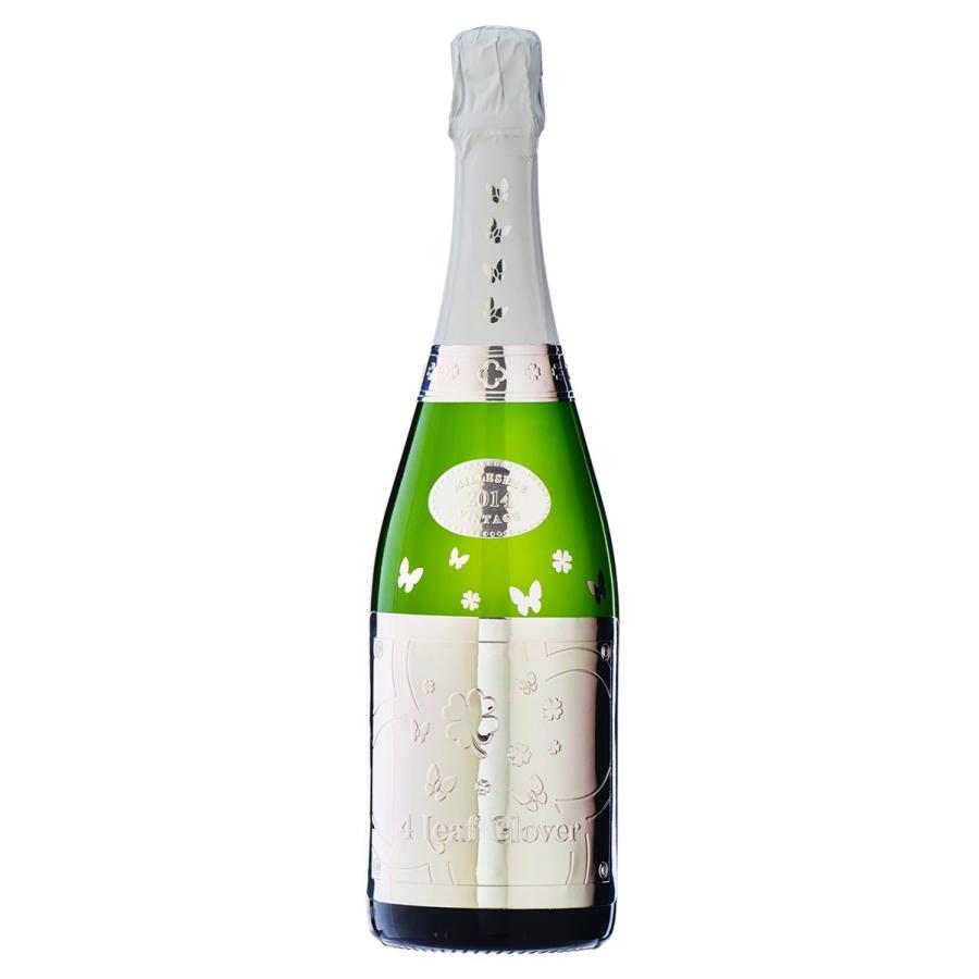 【送料無料】4リーフクローバー ミレジム ブリュット 750ml 高級シャンパン スパークリングワイン 辛口 甘口 お酒 酒 ギフト ミレジム 四葉のクローバー よつばの画像