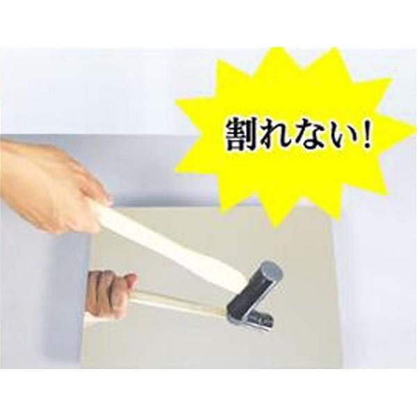 割れない 鏡 壁掛け ミラー 〔 Lサイズ 645mm×275mm ナチュラル 〕 ガラス不使用 日本製 防災 地震対策 ウォールミラー【メーカー直送】の画像
