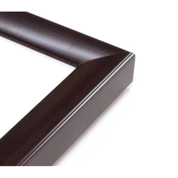 〔 てぬぐい額 〕 木製てぬぐい額 縦長額 前面アクリル仕様 壁掛けひも 黒 茶 てぬぐい額 890×340mm コクタン色【メーカー直送】