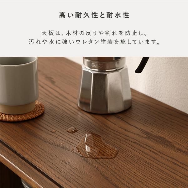 オープン シェルフ 約幅100×奥行34×高さ72cm ナチュラル 木製 天然木 スチール インテリア家具 収納家具 組立品【メーカー直送】の画像