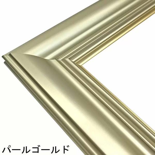 超軽量 油絵額 P12号 〔606×455mm〕 パールゴールド すごく軽い油絵額 キャンバス額 油額 油絵 日本画 額 額縁 フレーム【メーカー直送】の画像