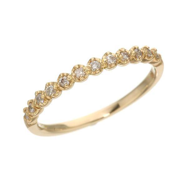 k18 ９号リング　エタニティリング K18 ダイヤリング 指輪 エタニティリング 9号【メーカー直送