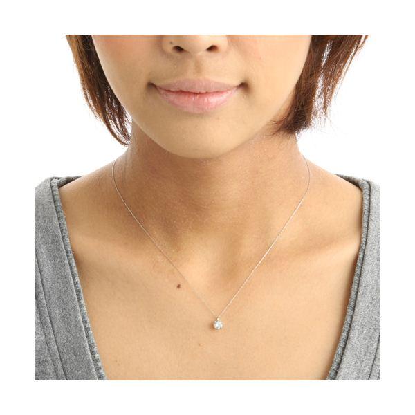 純プラチナ 0.5ct ダイヤモンドペンダント/ネックレス（鑑別書付き）【メーカー直送】_1