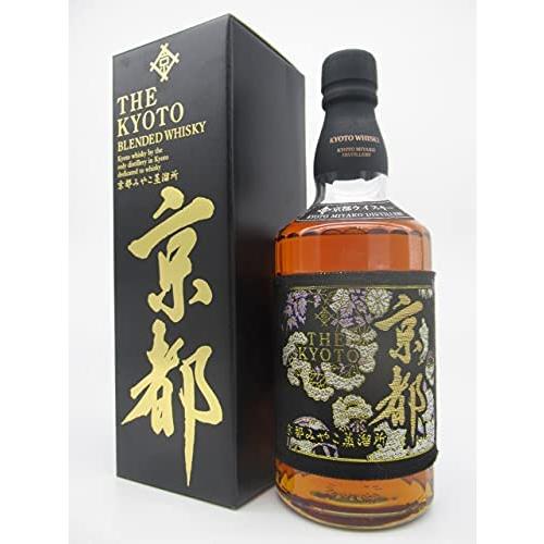 京都限定】黒帯 京都ウイスキー 西陣織ラベル 46度 700ml 京都酒造