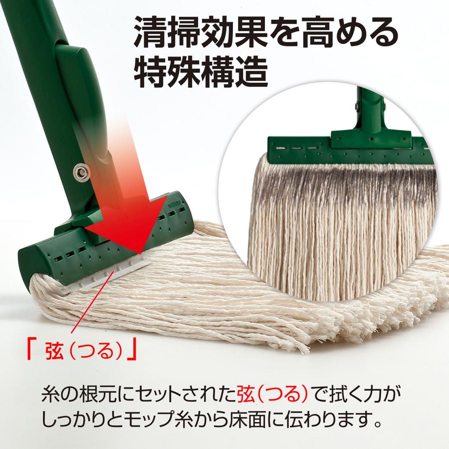 テラモト公式 モップ替糸 水拭き 掃除 雑巾 床 フローリングワイパー ぞうきん 24cm幅 300g 業務用 | テラモト | 07