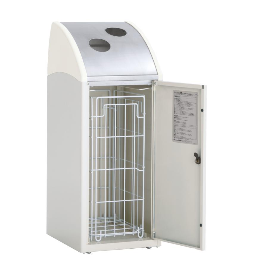 テラモト公式 ゴミ箱 分別 おしゃれ Trim(トリム)SLF(ステン) 47L ごみ箱 屋内 ダストボックス 施設 業務用 | テラモト | 19