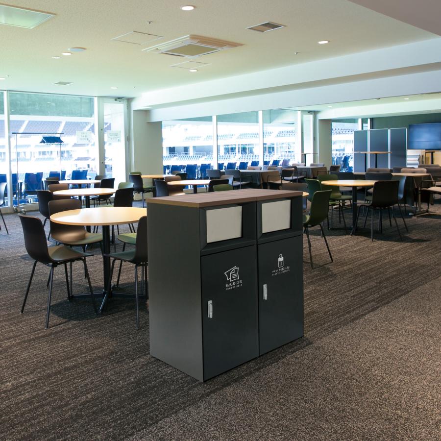 テラモト公式 ゴミ箱 分別 おしゃれ 67L 67リットル ごみ箱 業務用 ダストボックス もえる かん びん | テラモト | 18