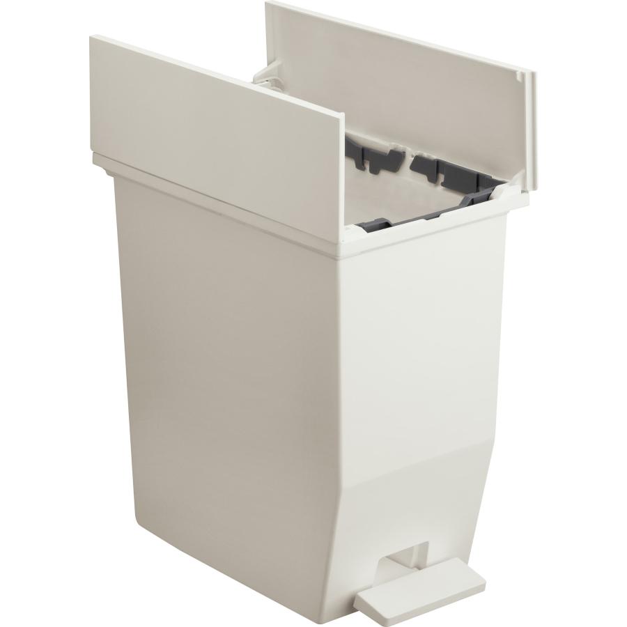 テラモト公式 ゴミ箱 おしゃれ 蓋付 20L 20リットル ごみ箱 業務用 ダストボックス ペダル式 本体 キャスター 袋止め | テラモト | 04