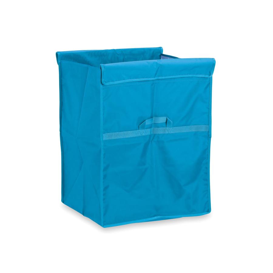 テラモト公式 ゴミ回収カート 分別 ダスト 清掃 ビルメン 運搬 折りたたみ （替袋Ｅ） ファスナーなし 小 | テラモト | 03