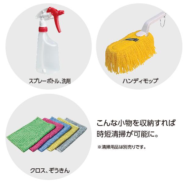 テラモト公式 ゴミ回収カート 分別 ダスト 清掃 ビルメン 運搬 折りたたみ 専用ポケットＥ 小 | テラモト | 10