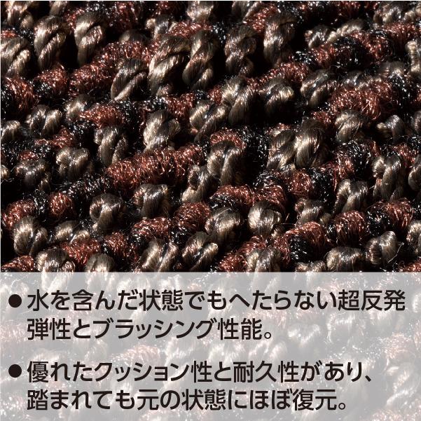 テラモト公式 玄関マット 屋内 雨天用 吸水 除塵 耐久 耐薬品 90×180cm 汚れ 泥落とし 靴底 雨 室内 ドア 業務用