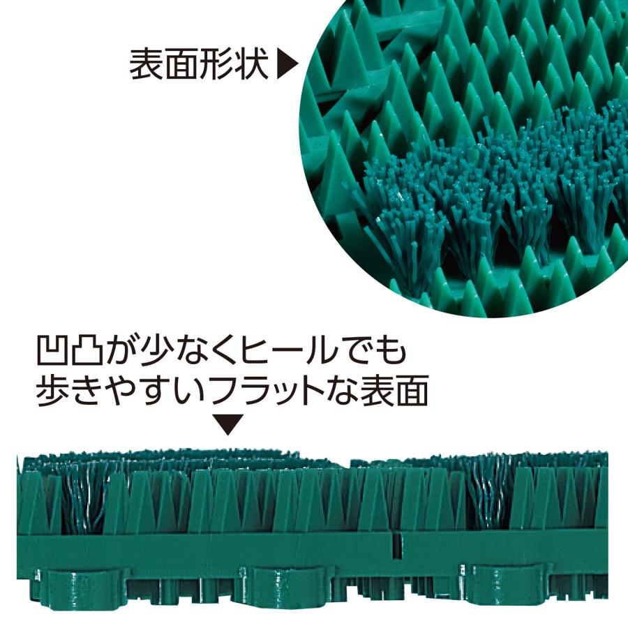 テラモト公式 玄関マット 屋外 ブラシ 粗土砂落とし用 ジョイント式 汚れ 泥 靴裏 室外 ドア 業務用 | テラモト | 11