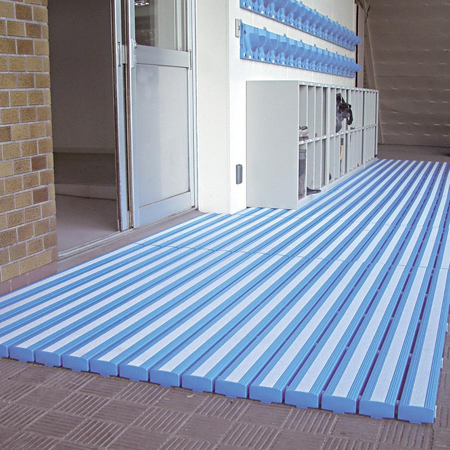 テラモト公式 すのこ スノコ プラスチック 屋内 60x90cm 抗菌防カビ ベランダ 水泳 プール ロッカー 業務用 | テラモト | 08