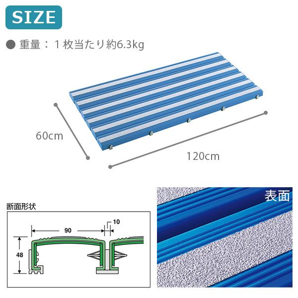 テラモト公式 すのこ スノコ プラスチック 屋内 60x120cm 抗菌防カビ ベランダ 水泳 プール ロッカー 業務用の画像