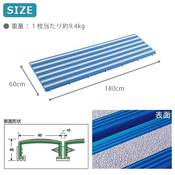 テラモト公式 すのこ スノコ プラスチック 屋内 60x180cm 抗菌防カビ ベランダ 水泳 プール ロッカー 業務用の画像