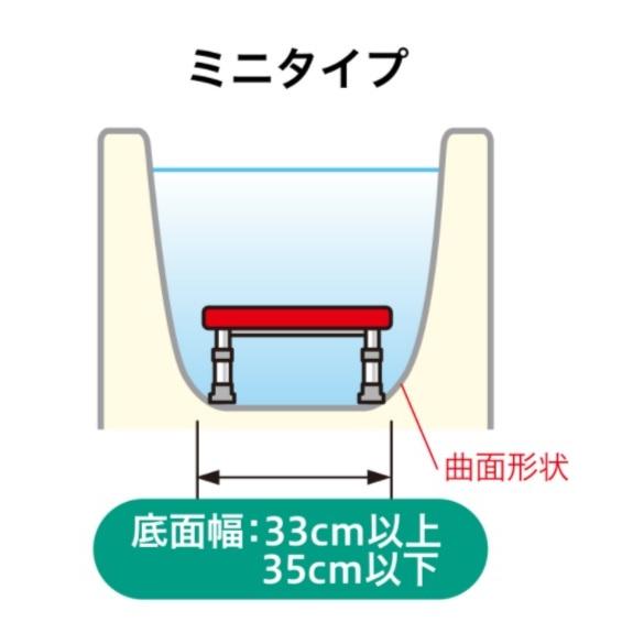 浴槽台 アロン化成 安寿 ステンレス製浴槽台R ”あしぴた”シリーズ ミニ