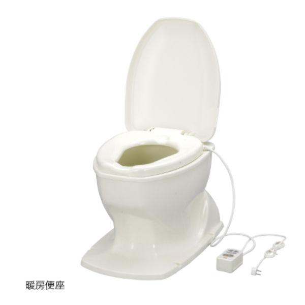 和式トイレを洋式に サニタリエースOD据置式 暖房便座 ノーマルタイプ 段差のない和式トイレ用 安寿 簡易洋式トイレ 533416 リフォーム不要の画像