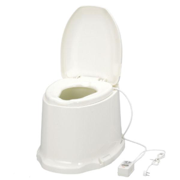 和式トイレを洋式に サニタリエースSD据置式 暖房便座 ノーマルタイプ 段差のない和式トイレ用 安寿 簡易洋式トイレ 533463 リフォーム不要の画像