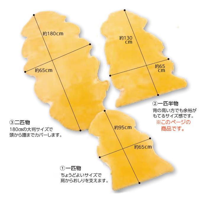 ウェルファン ナーシングラッグ 一匹半物 NR-1.5P 床ずれ防止医療用羊毛クッションの画像