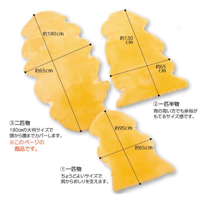 ウェルファン ナーシングラッグ 二匹物 NR-2P 床ずれ防止医療用羊毛クッションの画像